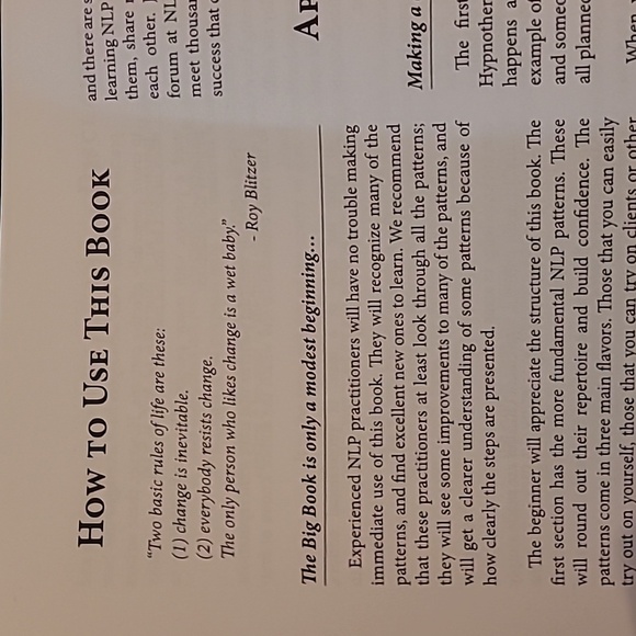 The Big Book of NLP Techniques 4th Edition paperback book - Picture 6 of 6